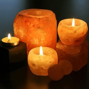 Salt Candle Holder